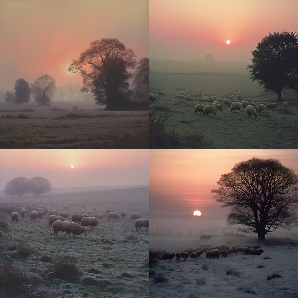 Steven Outram style, Midjourney V5, render 1 of 4