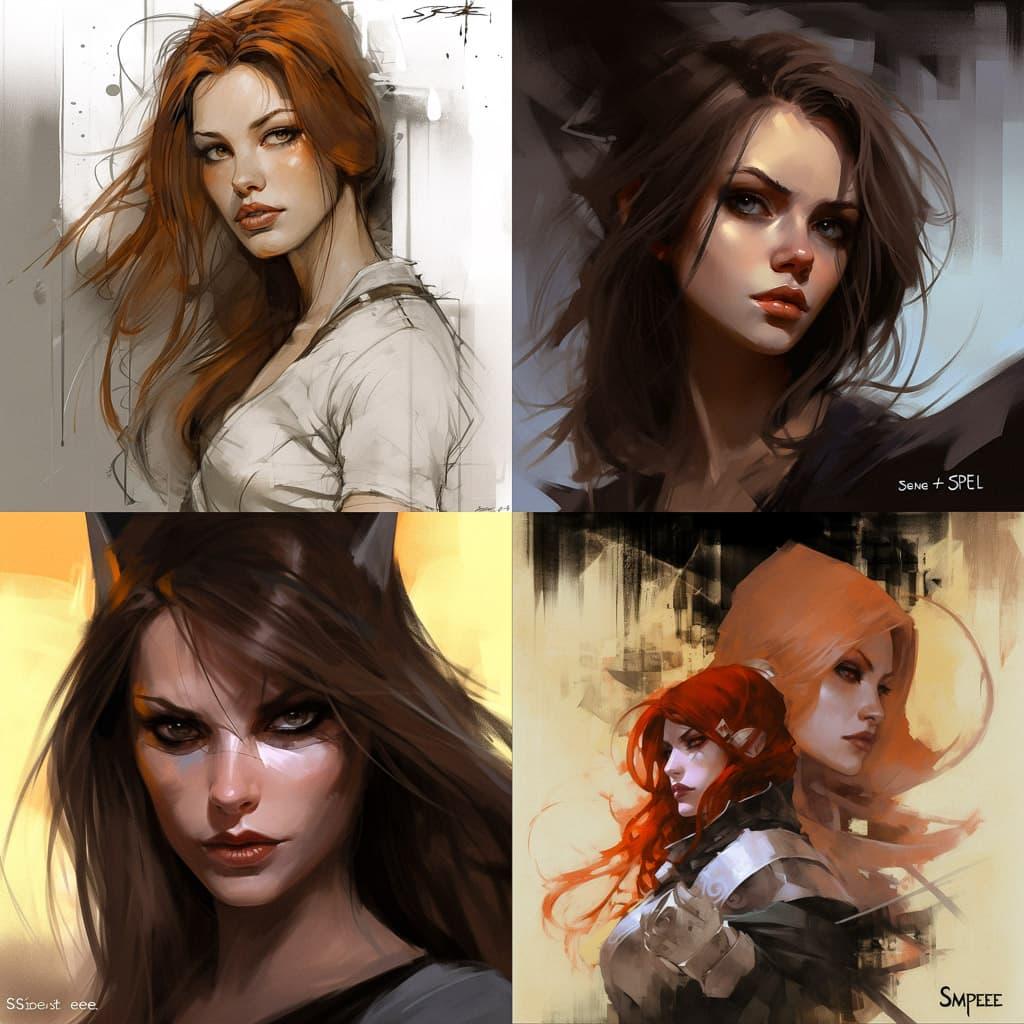 Stjepan Sejic style, Midjourney V5, render 1 of 4