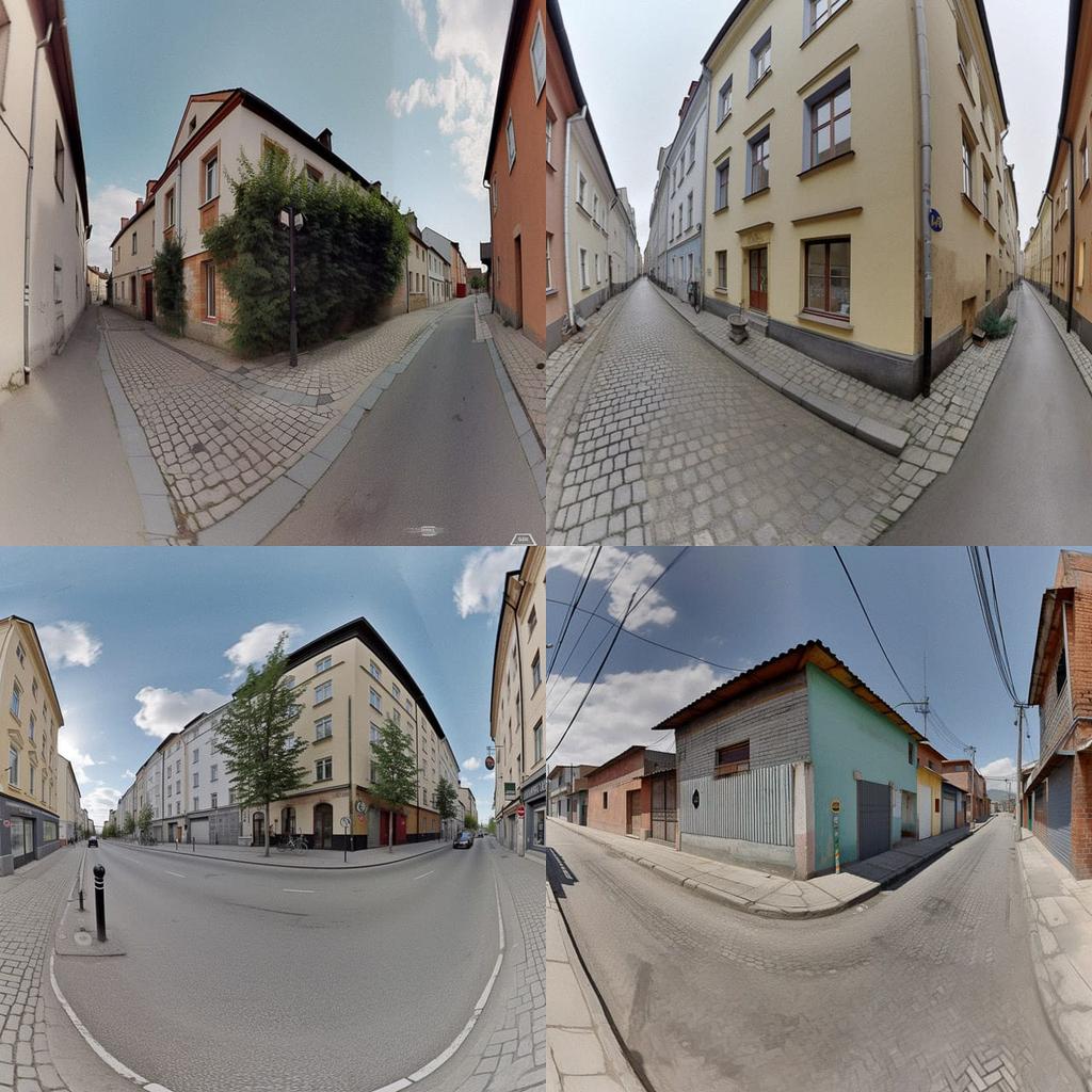 Streetview style, Midjourney V5, render 1 of 4