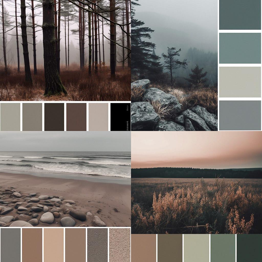 Subdued tones style, Midjourney V5, render 1 of 4