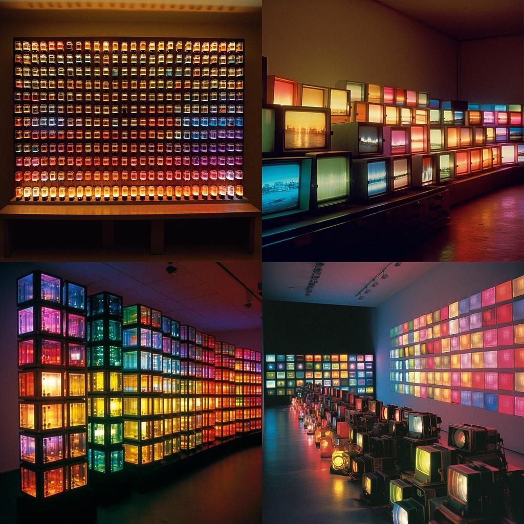 Susan Hiller style, Midjourney V5, render 1 of 4