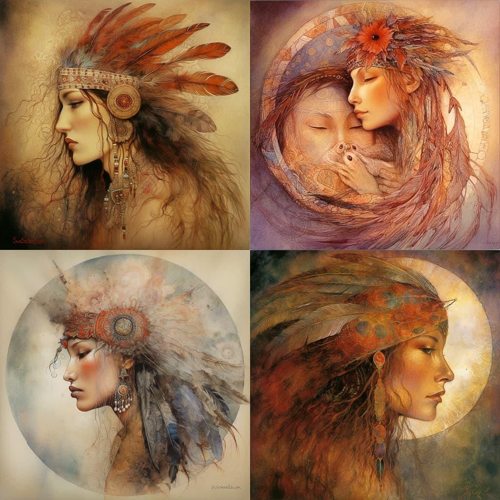 Susan Seddon Boulet style, Midjourney V5, render 1 of 4