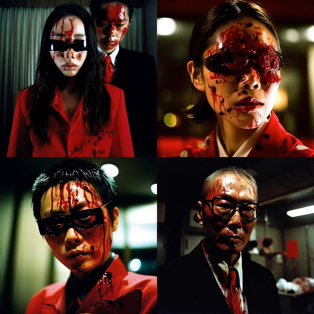 Takashi Miike style, Midjourney V5, render 1 of 4