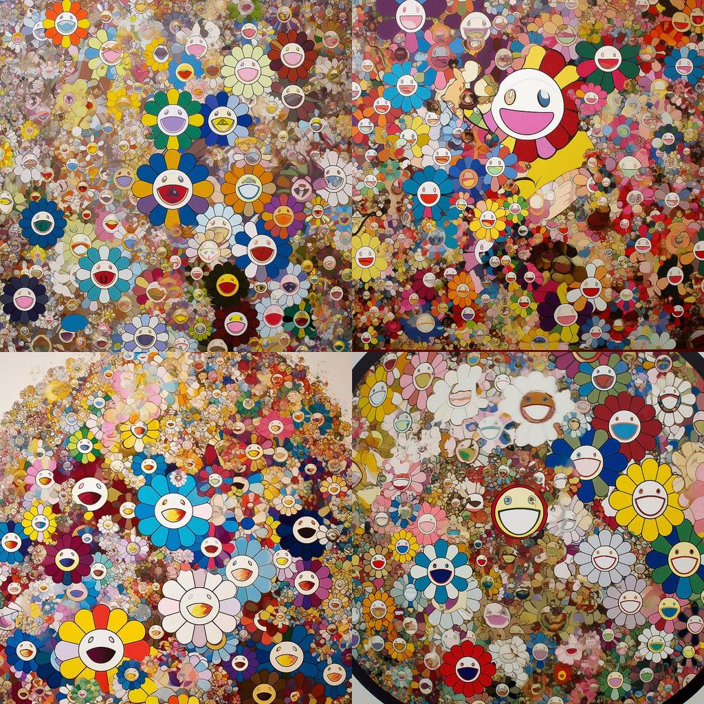 Takashi Murakami style, Midjourney V5, render 1 of 4