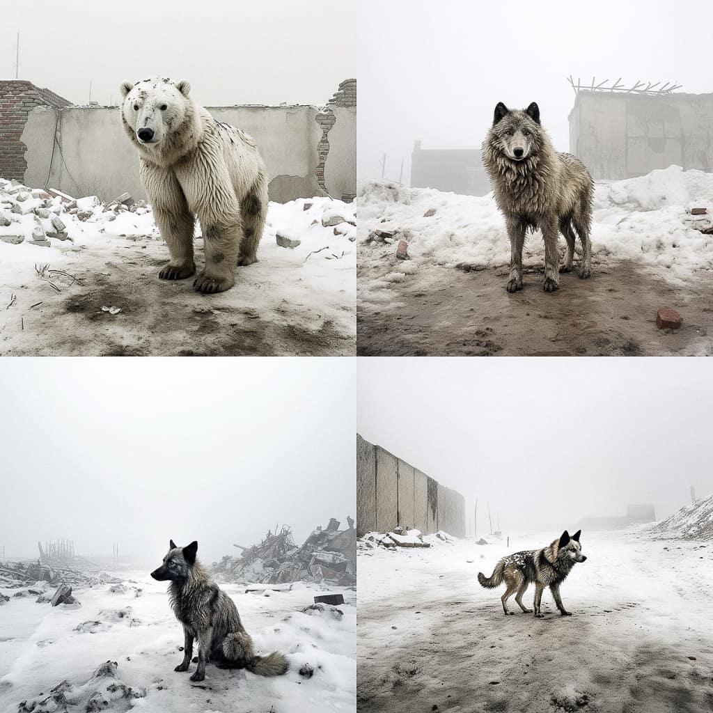 Tamas Dezso style, Midjourney V5, render 1 of 4