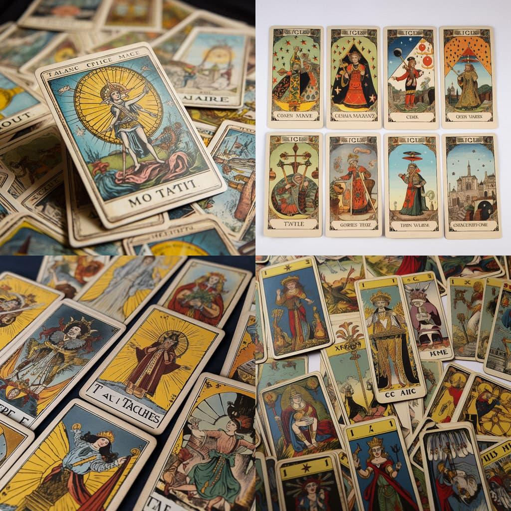 Tarot de Marseille style, Midjourney V5, render 1 of 4
