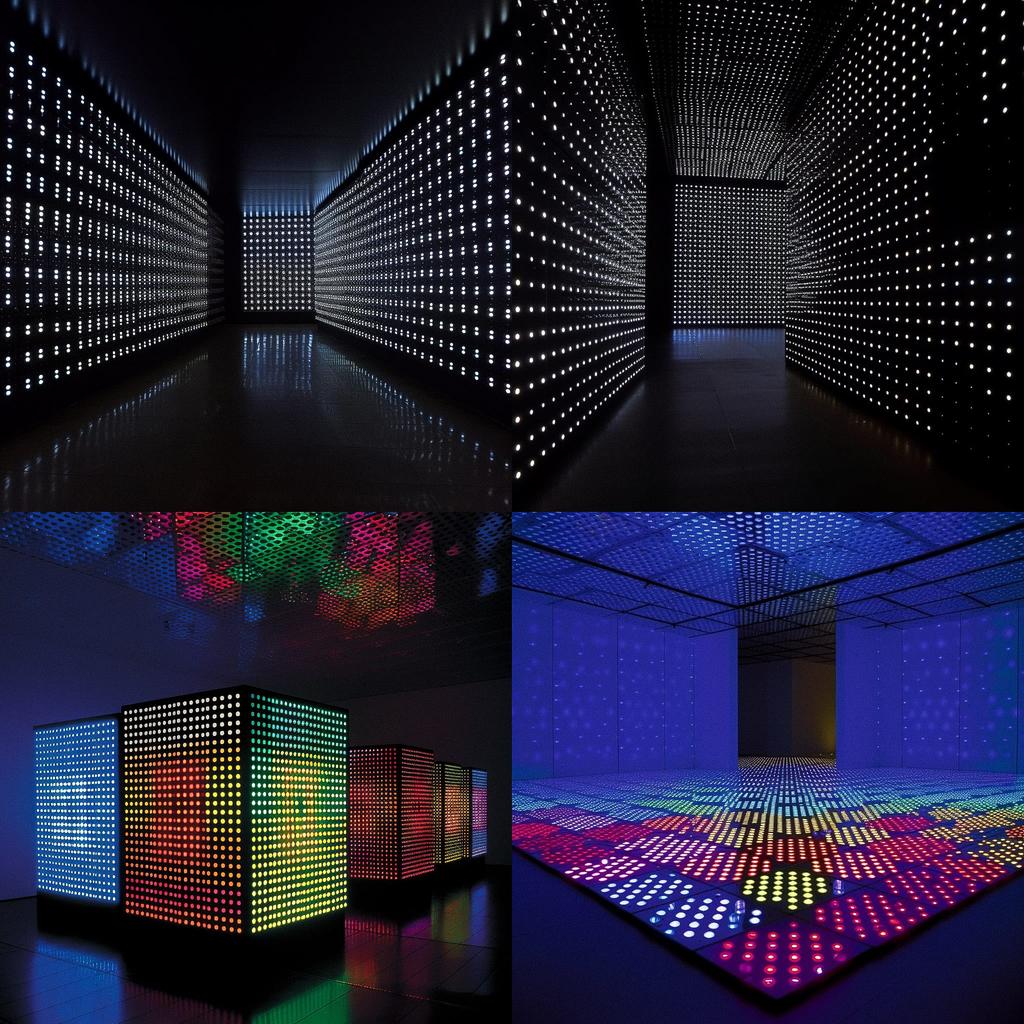 Tatsuo Miyajima style, Midjourney V5, render 1 of 4