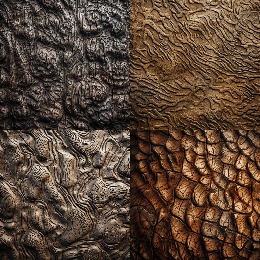 Textured surface style, Midjourney V5, render 1 of 4