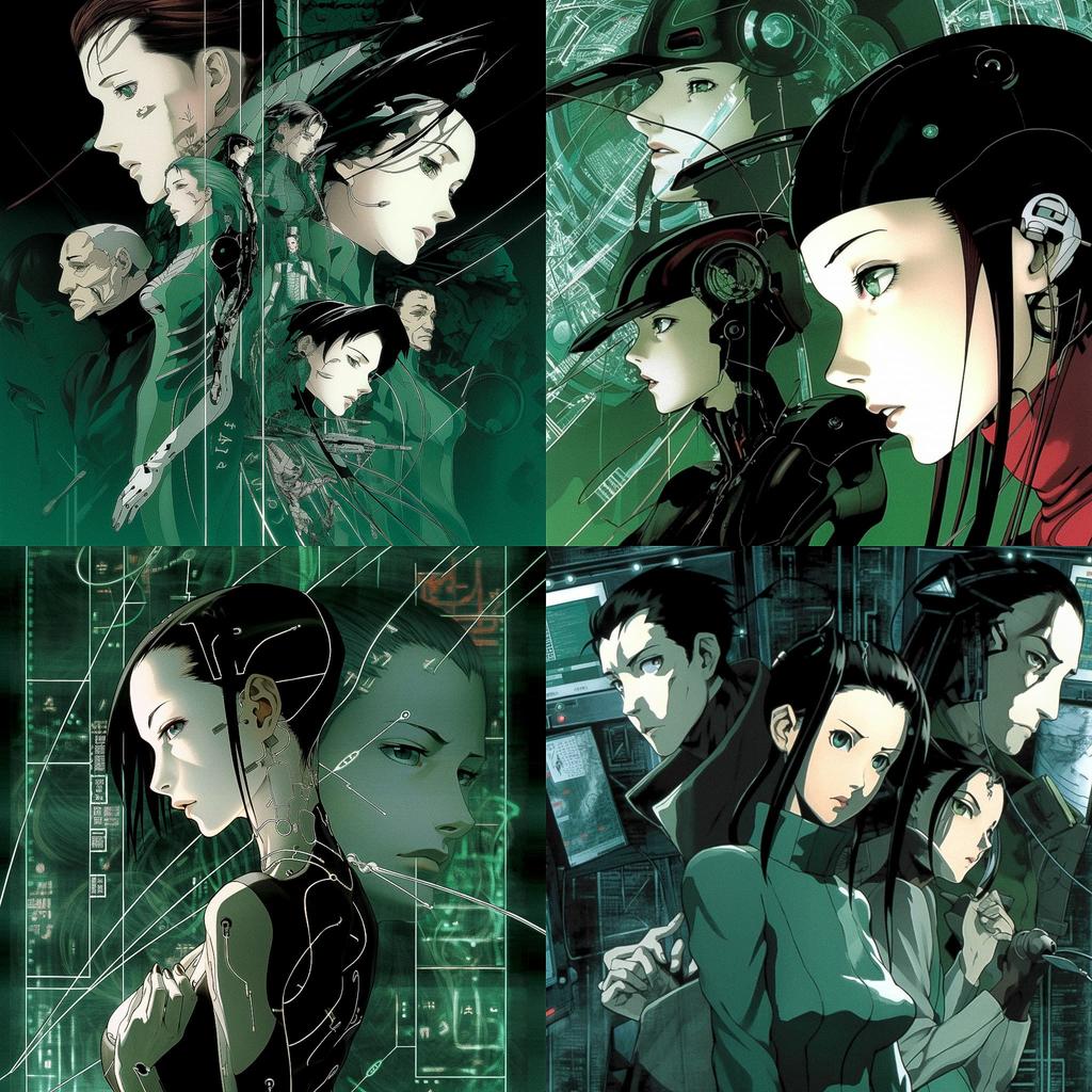 The Animatrix style, Midjourney V5, render 1 of 4