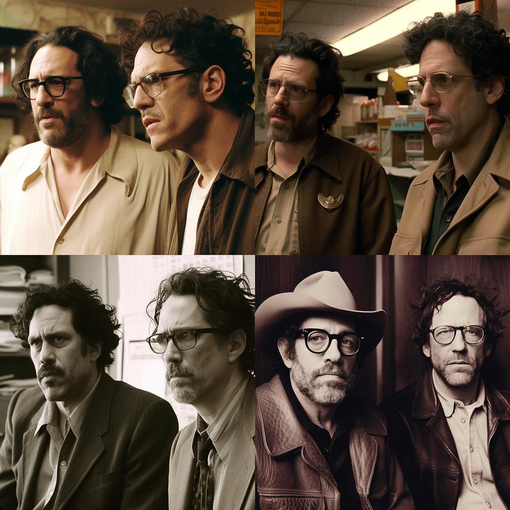 The Coen Brothers style, Midjourney V5, render 1 of 4