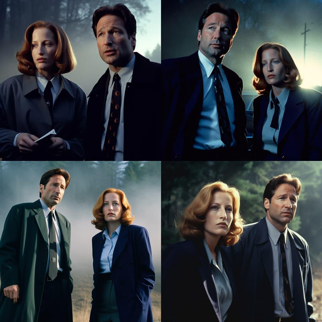 The X-Files style, Midjourney V5, render 1 of 4