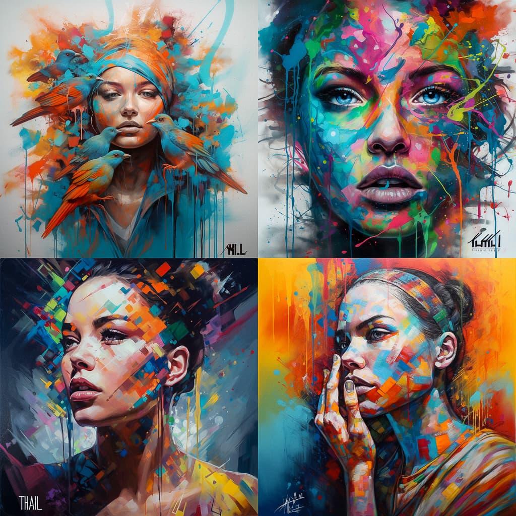 Thiago Valdi style, Midjourney V5, render 1 of 4