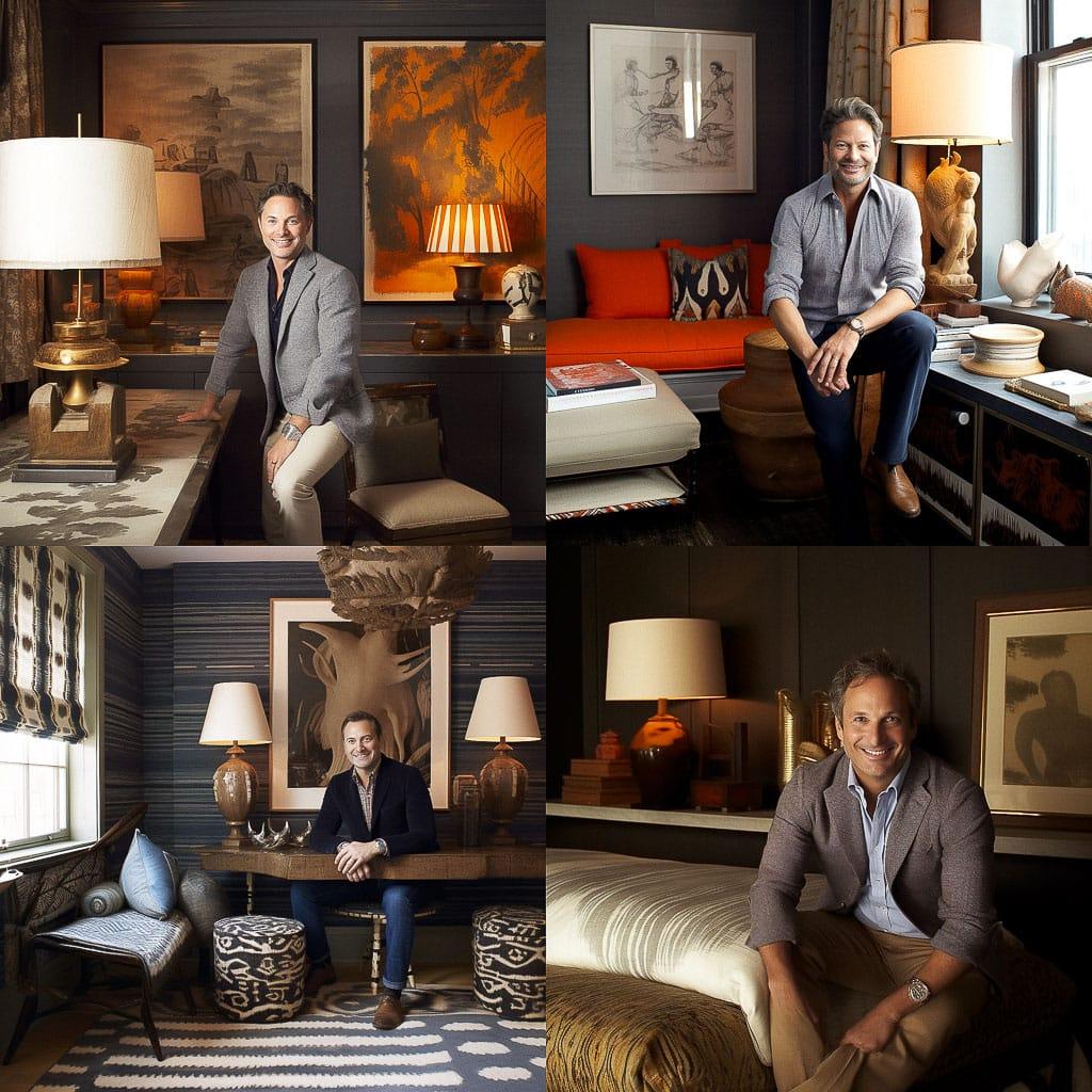 Thom Filicia style, Midjourney V5, render 1 of 4