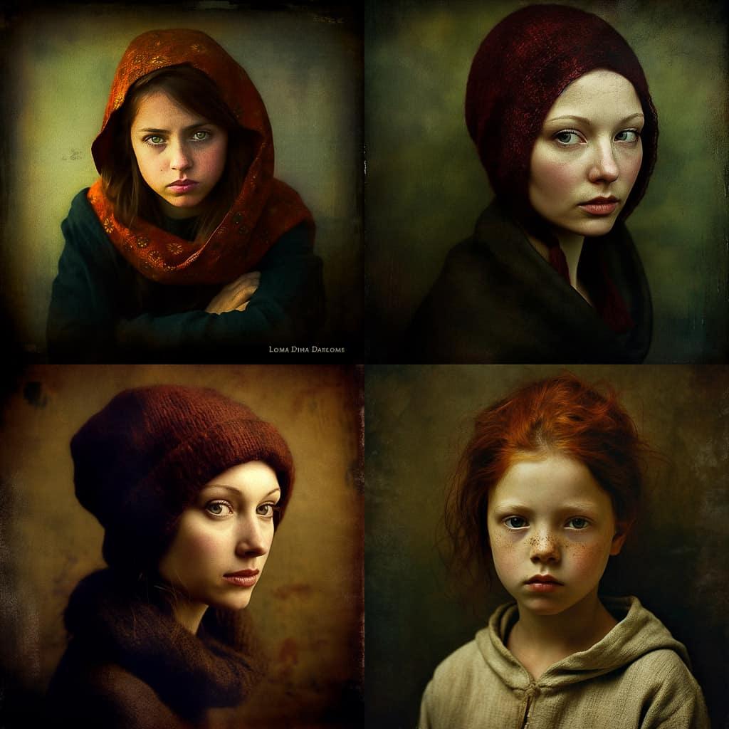 Thomas Dodd style, Midjourney V5, render 1 of 4