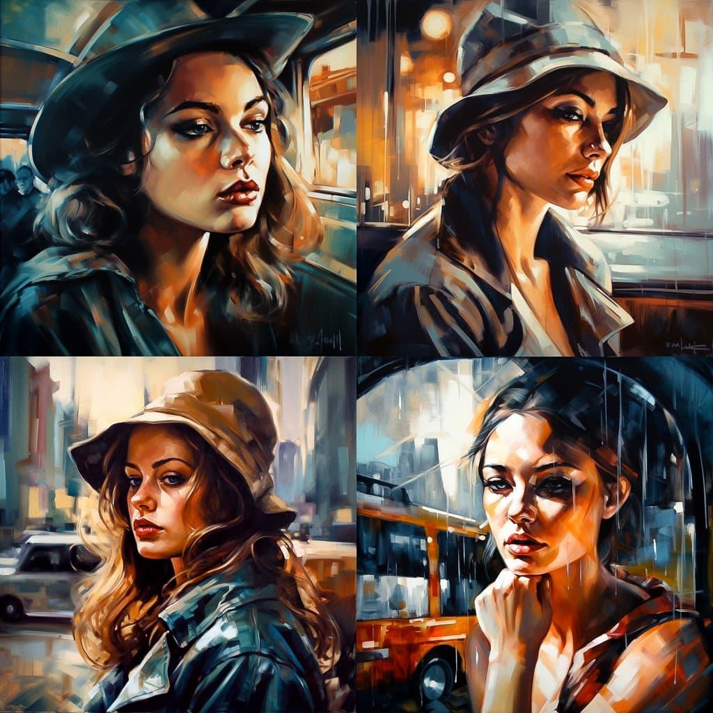 Thomas Saliot style, Midjourney V5, render 1 of 4