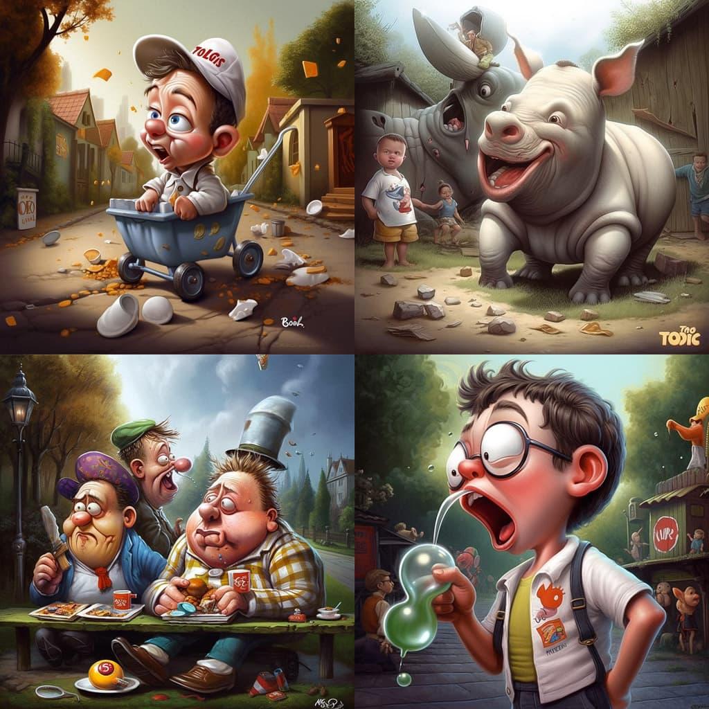 Tiago Hoisel style, Midjourney V5, render 1 of 4