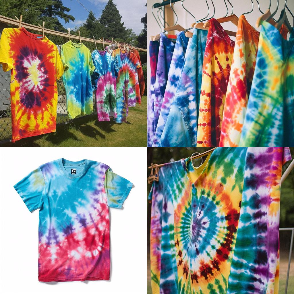 Tie-dye style, Midjourney V5, render 1 of 4