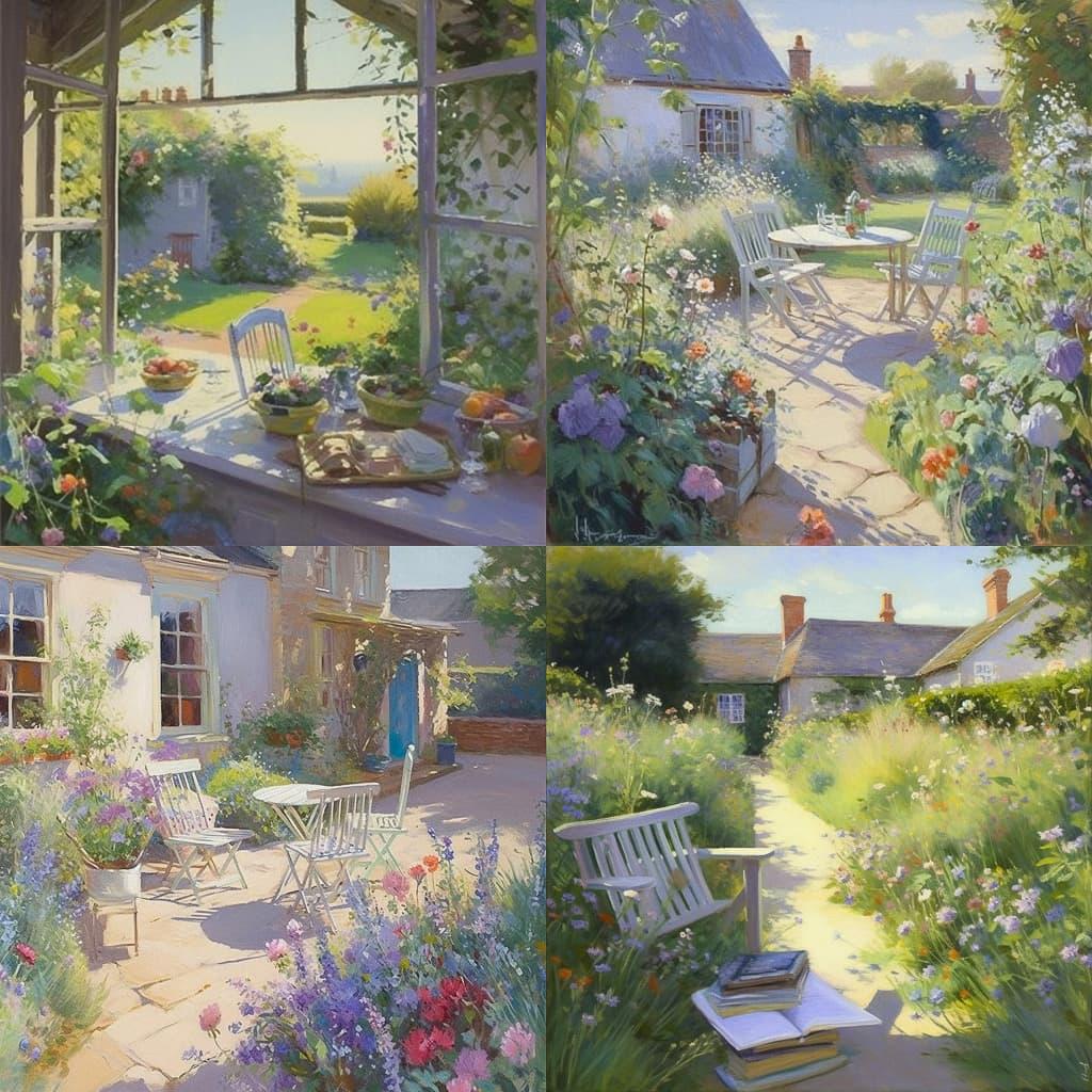 Timothy Easton style, Midjourney V5, render 1 of 4