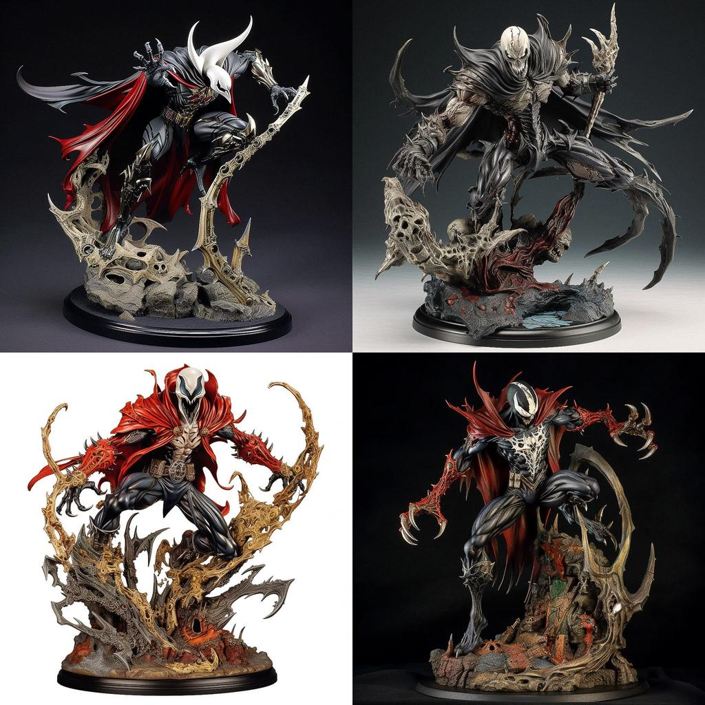 Todd McFarlane style, Midjourney V5, render 1 of 4
