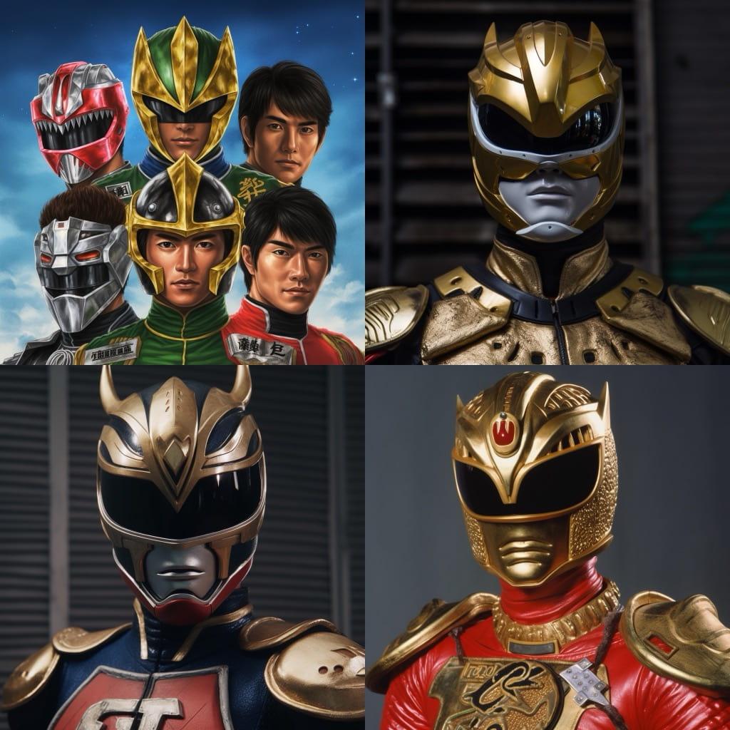 Tokusatsu style, Midjourney V5, render 1 of 4