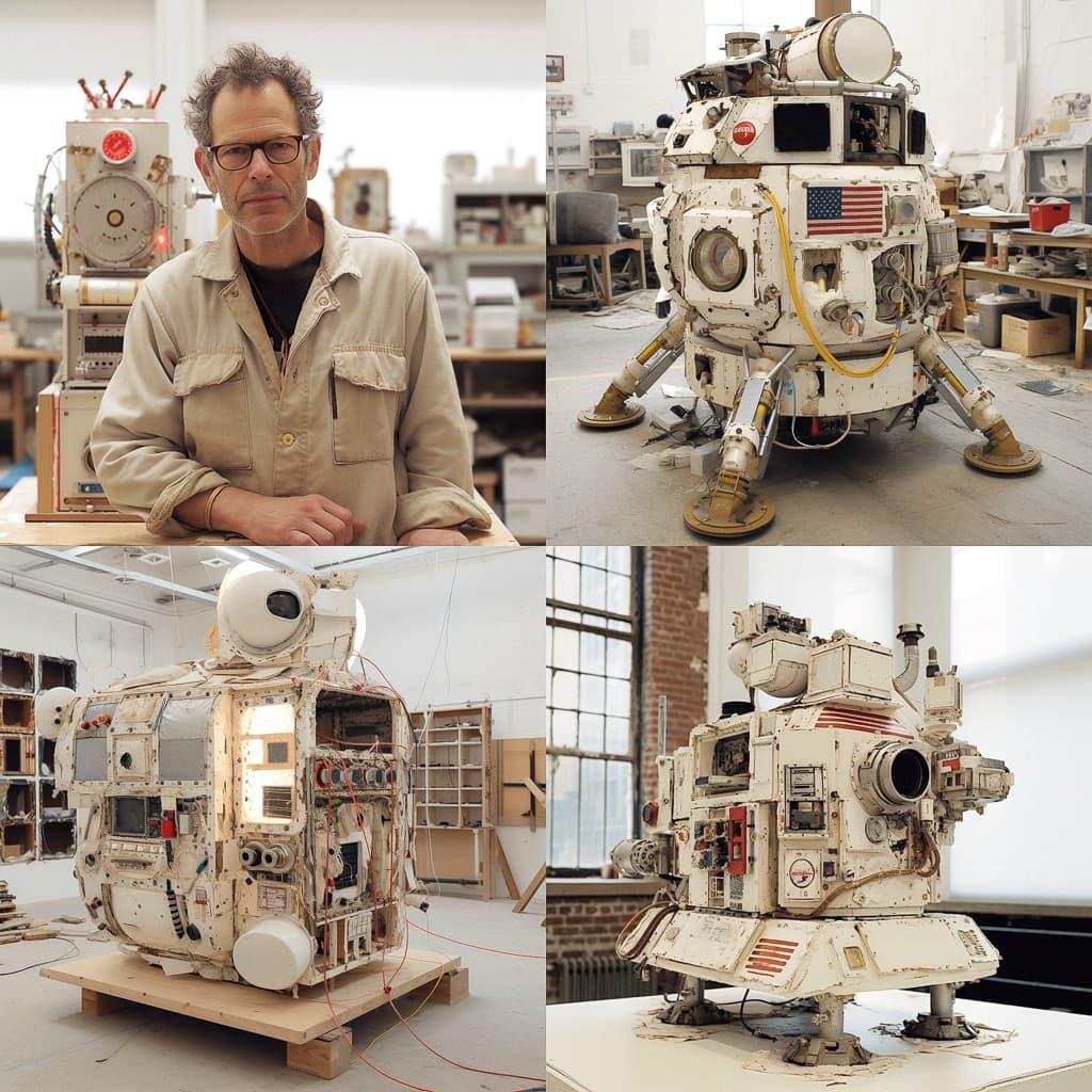 Tom Sachs style, Midjourney V5, render 1 of 4