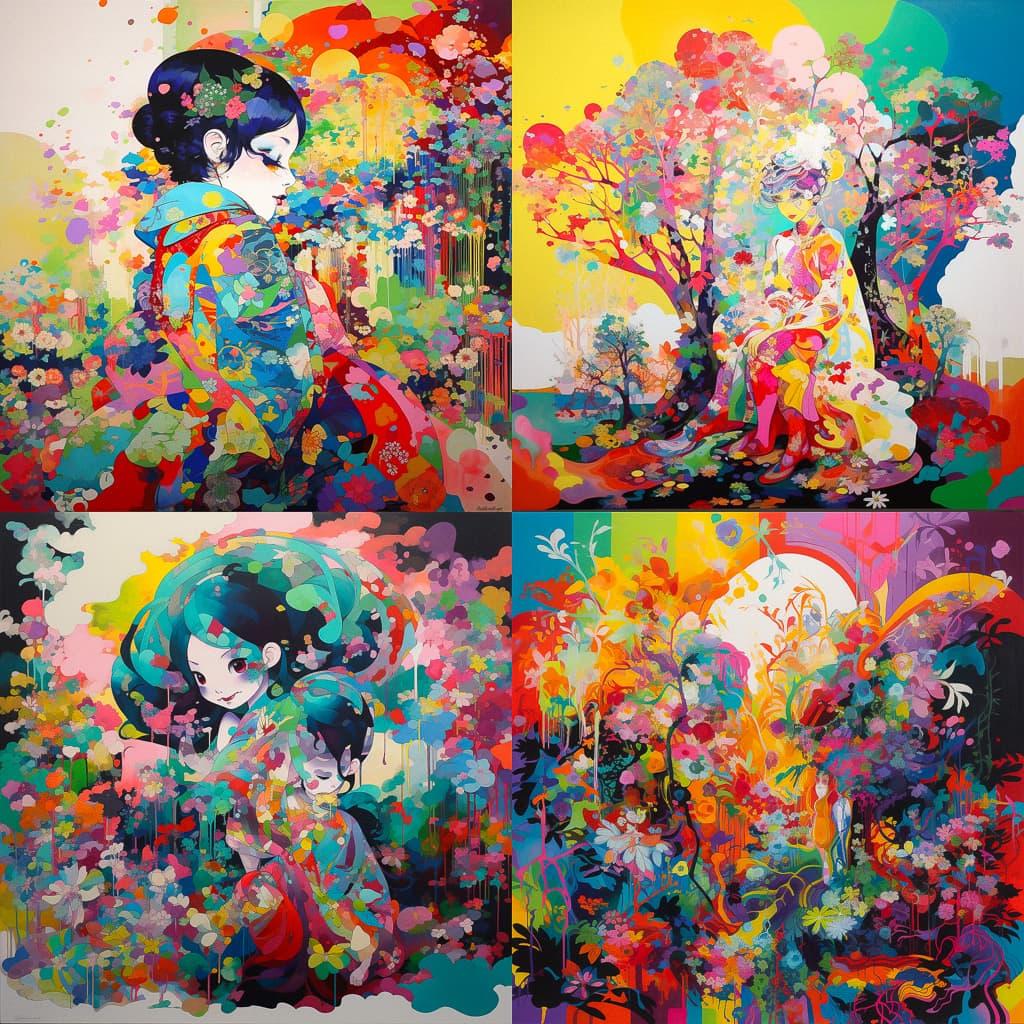 Tomokazu Matsuyama style, Midjourney V5, render 1 of 4