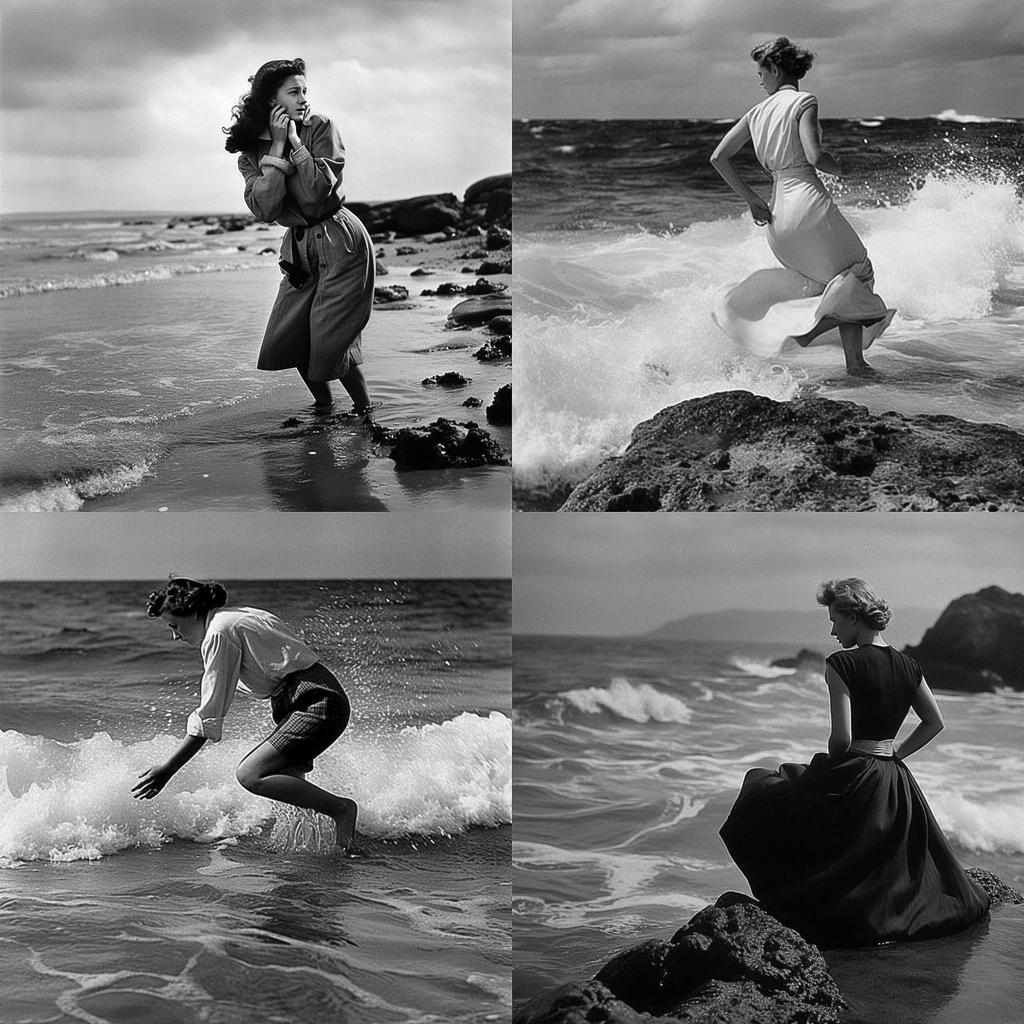 Toni Frissell style, Midjourney V5, render 1 of 4