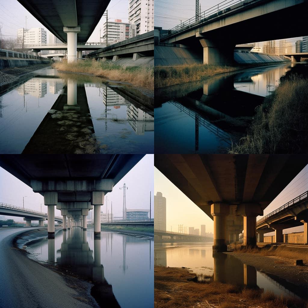 Toshio Shibata style, Midjourney V5, render 1 of 4
