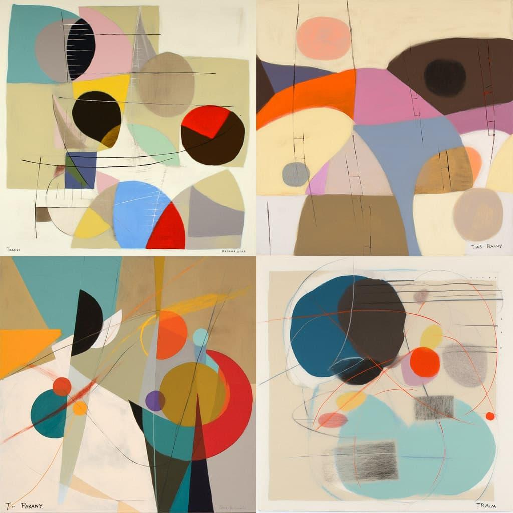 Tracey Adams style, Midjourney V5, render 1 of 4