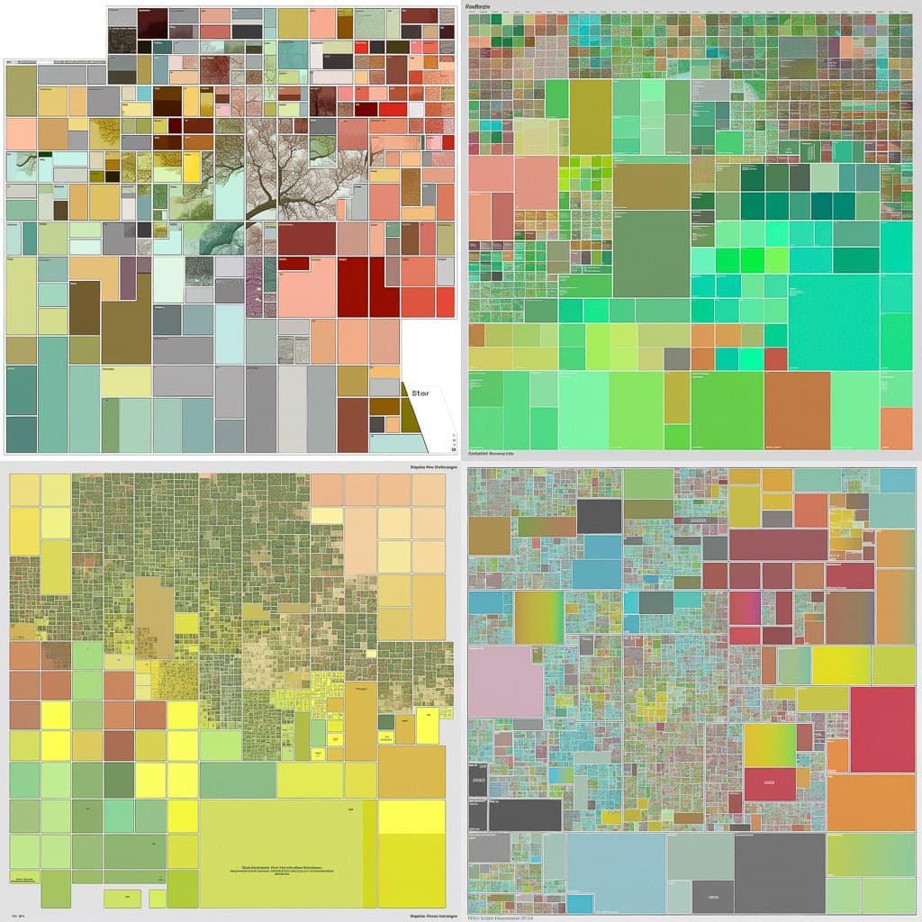 Treemap style, Midjourney V5, render 1 of 4