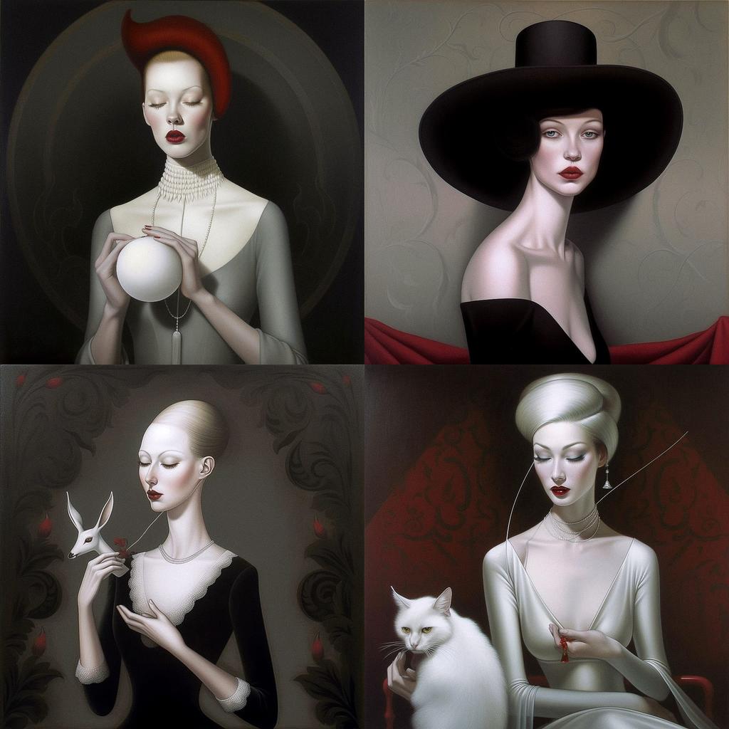 Troy Brooks style, Midjourney V5, render 1 of 4