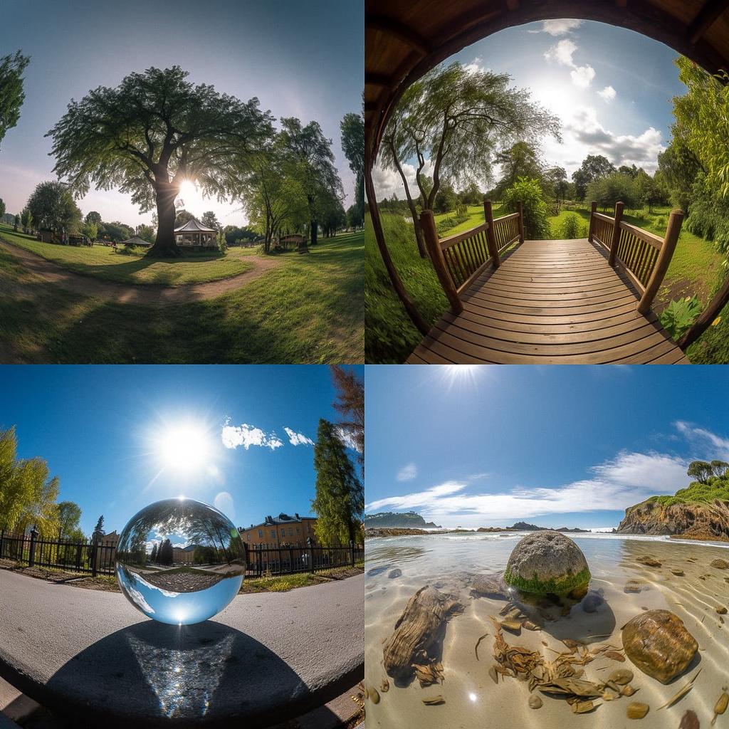 Ultra wide lens style, Midjourney V5, render 1 of 4