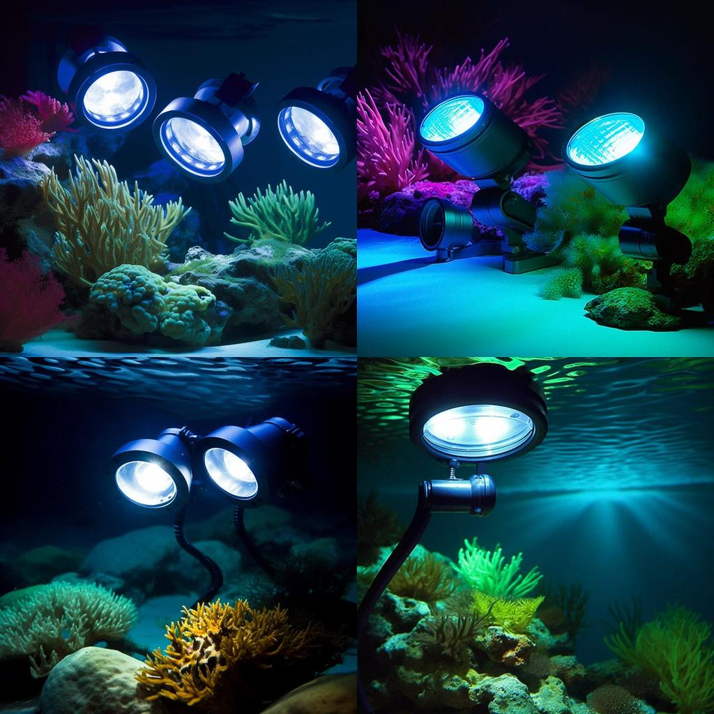 Underwater lighting style, Midjourney V5, render 1 of 4