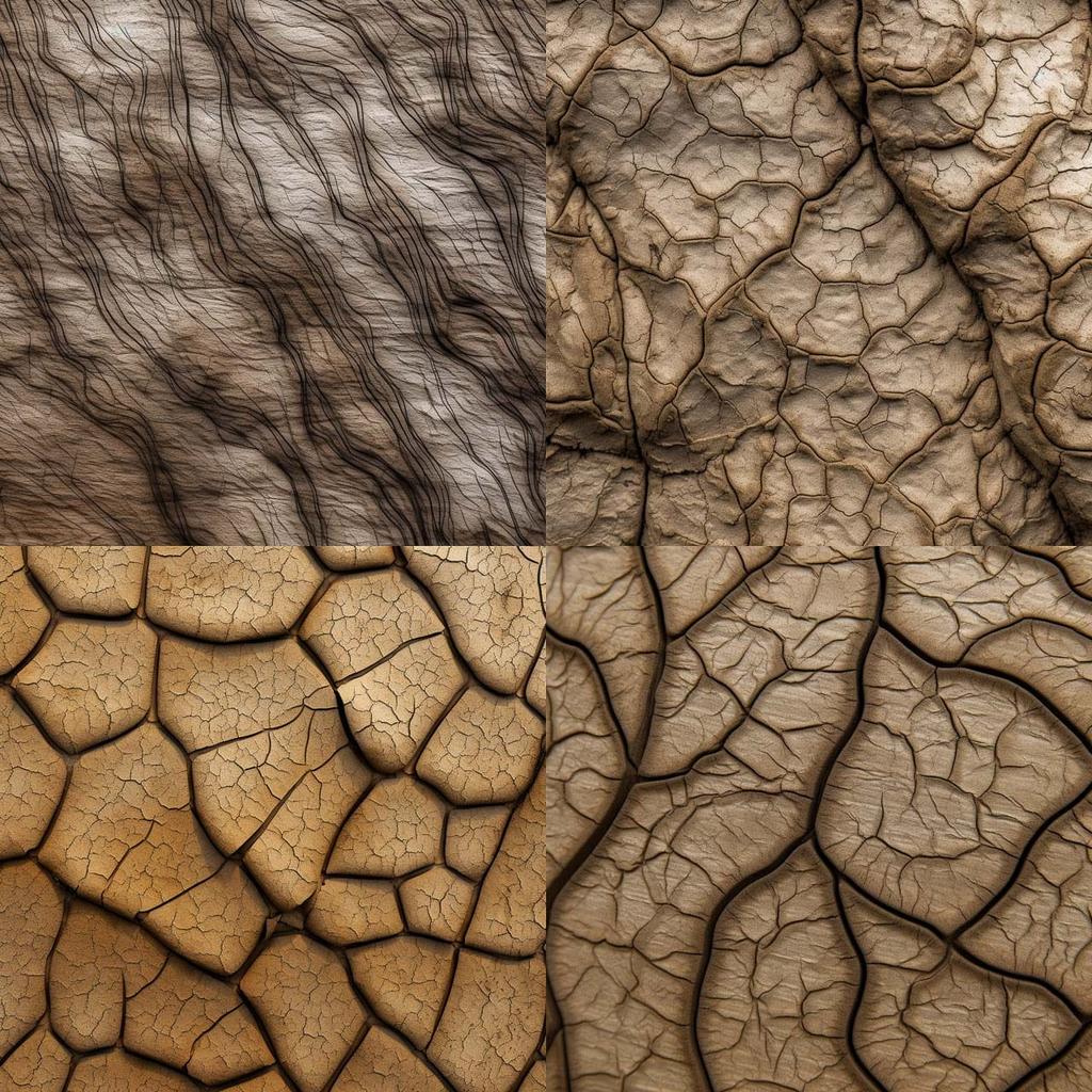 Veined texture style, Midjourney V5, render 1 of 4