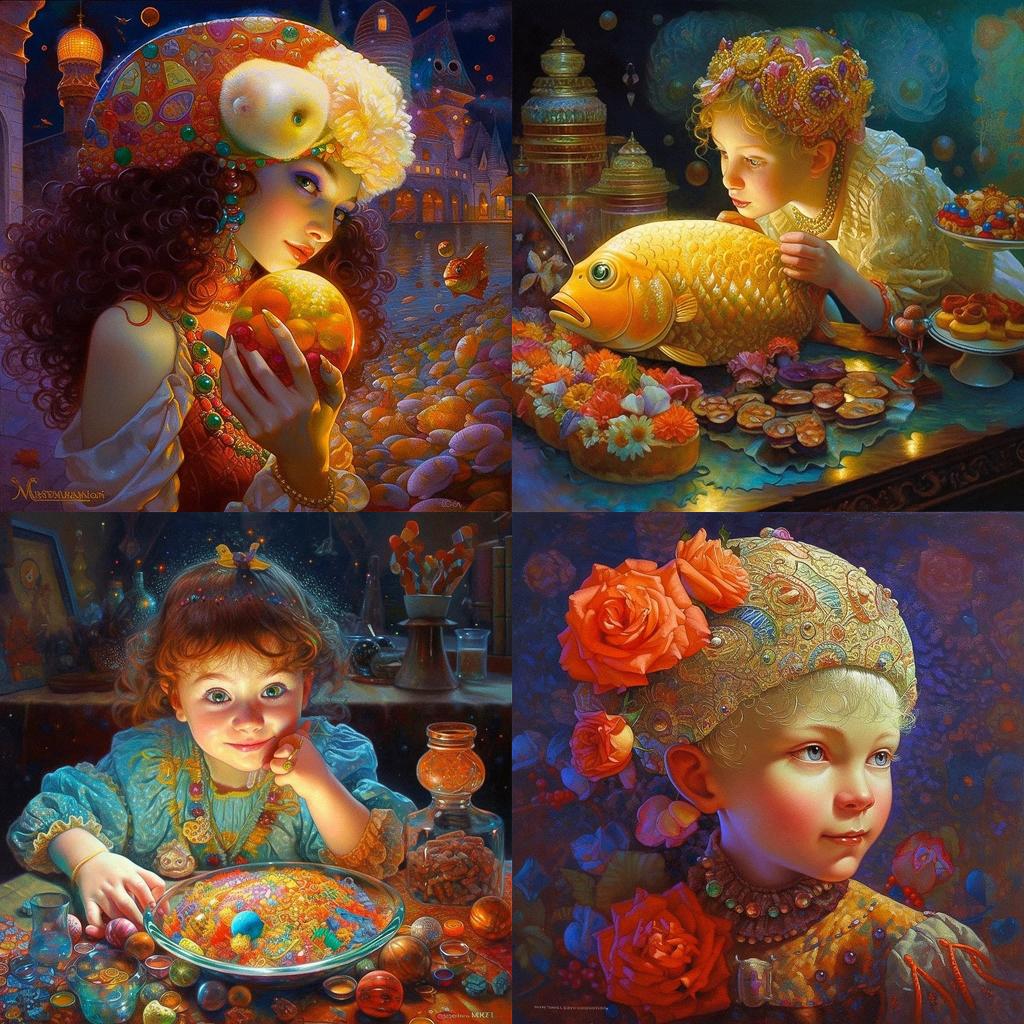 Victor Nizovtsev style, Midjourney V5, render 1 of 4