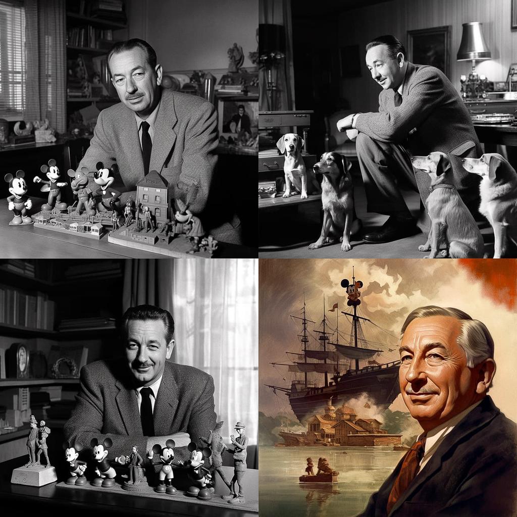 Walt Disney style, Midjourney V5, render 1 of 4