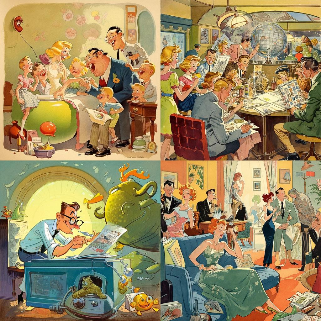 Ward Kimball style, Midjourney V5, render 1 of 4