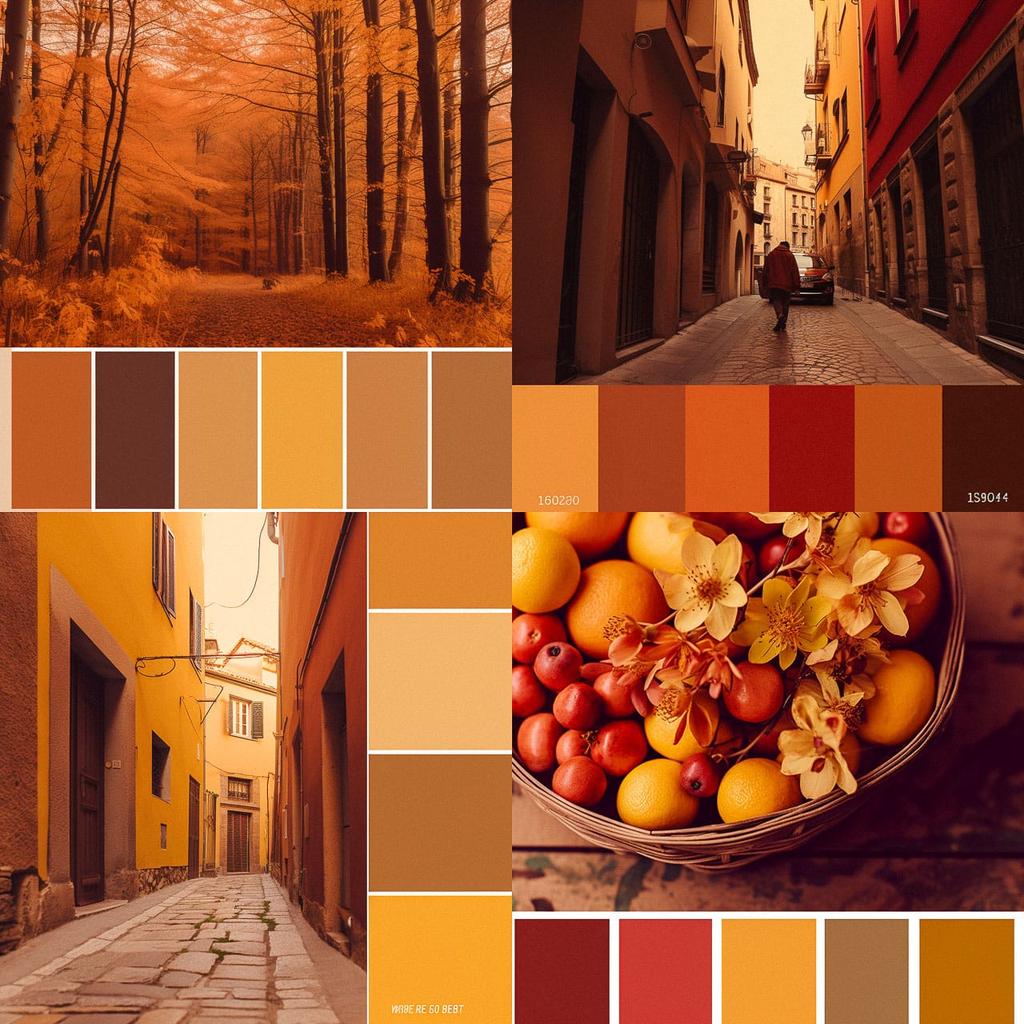 Warm colors style, Midjourney V5, render 1 of 4