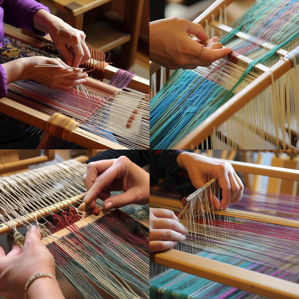 Weaving style, Midjourney V5, render 1 of 4