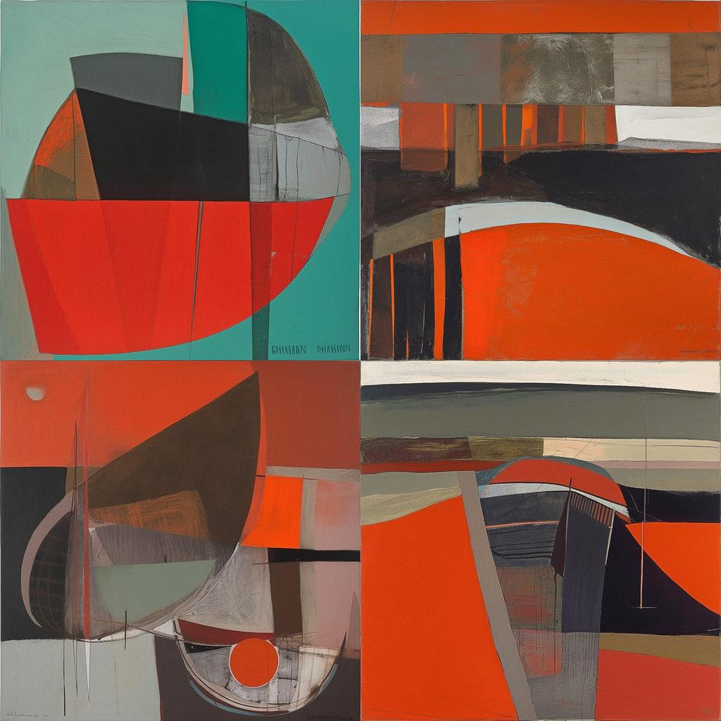 Wilhelmina Barns-Graham style, Midjourney V5, render 1 of 4
