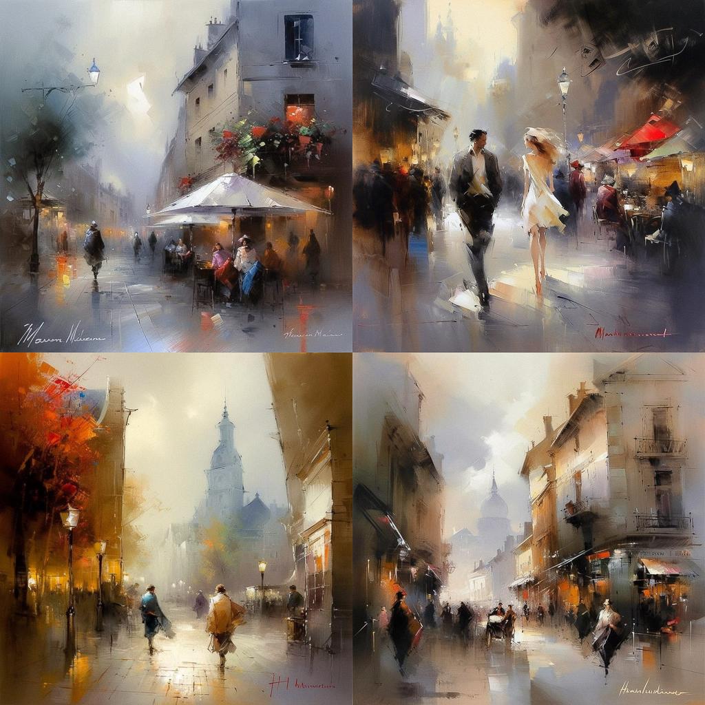 Willem Haenraets style, Midjourney V5, render 1 of 4