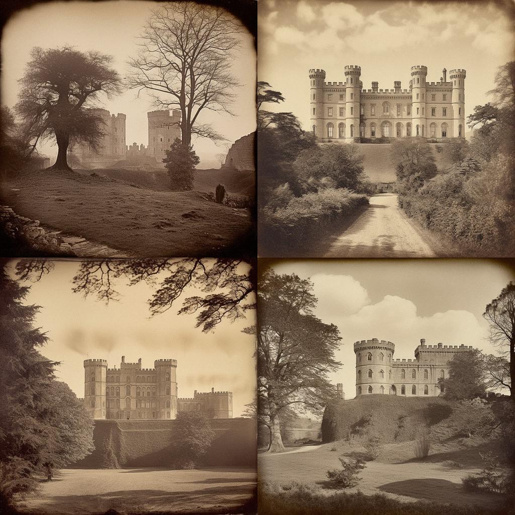 William Henry Fox Talbot style, Midjourney V5, render 1 of 4