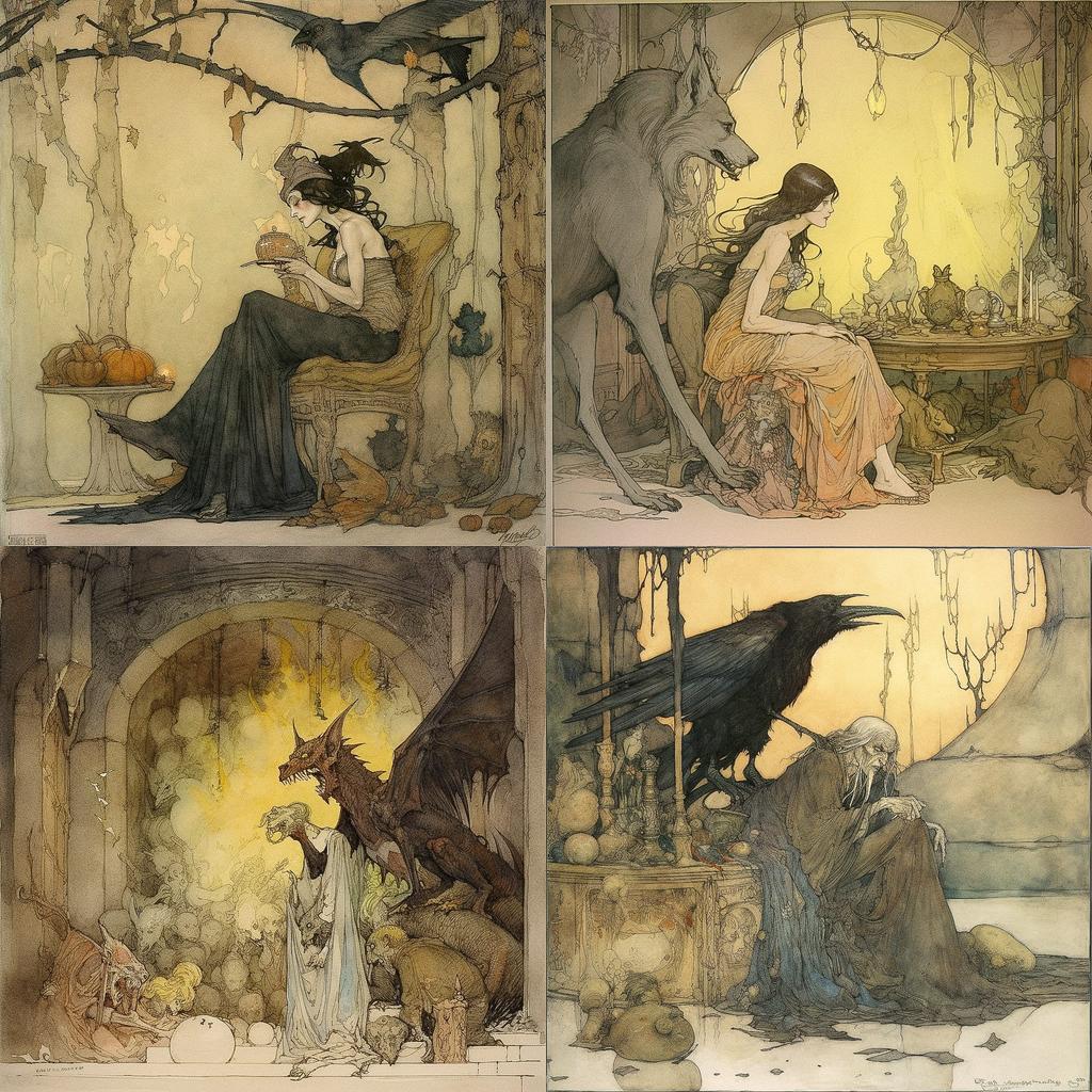 William Timlin style, Midjourney V5, render 1 of 4