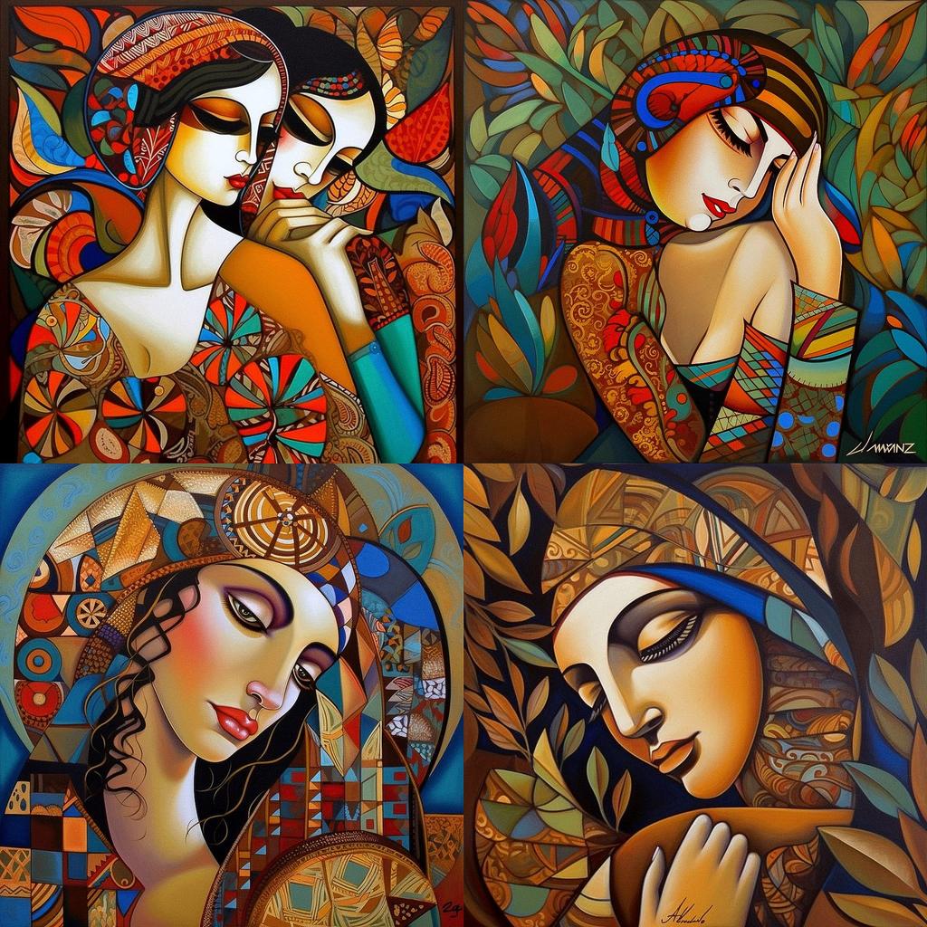 Wlad Safronow style, Midjourney V5, render 1 of 4