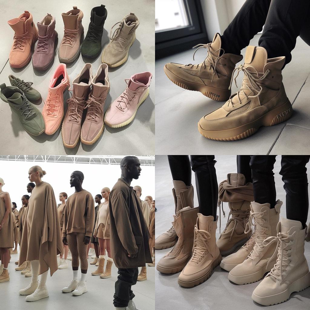 Yeezy style, Midjourney V5, render 1 of 4