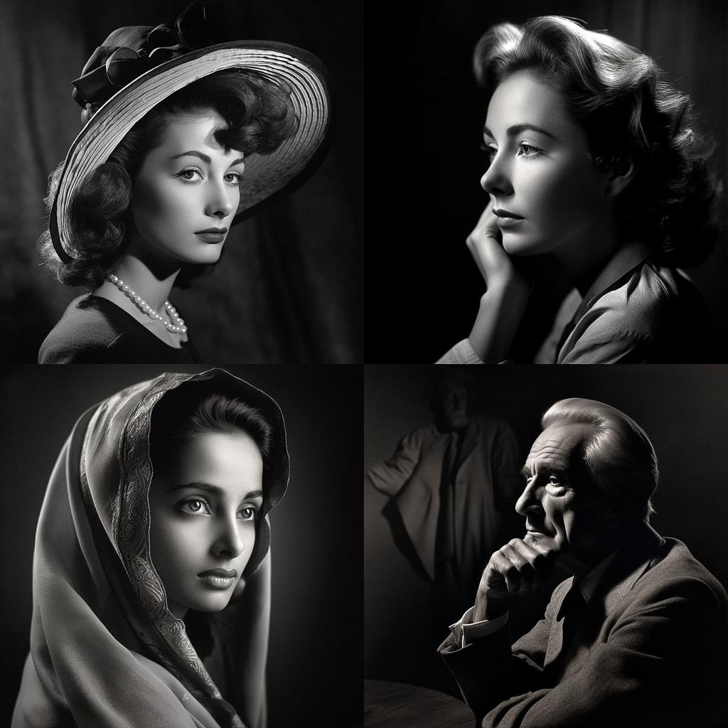 Yousuf Karsh style, Midjourney V5, render 1 of 4