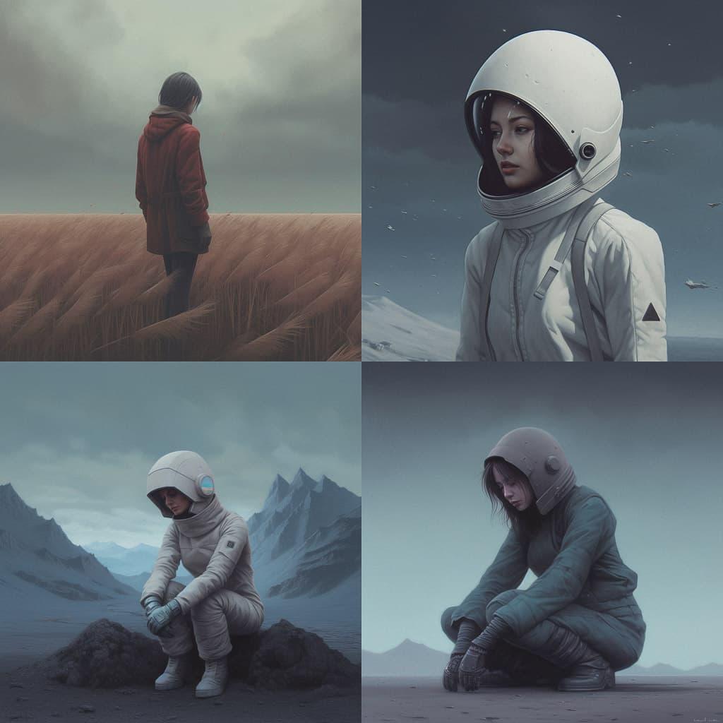 Yuri Shwedoff style, Midjourney V5, render 1 of 4