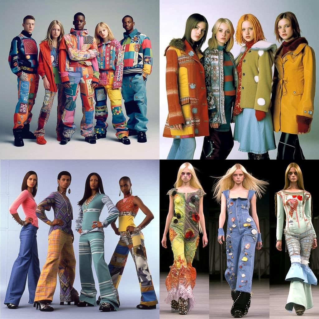 2000s fashion style, Midjourney V5.1, render 1 of 4
