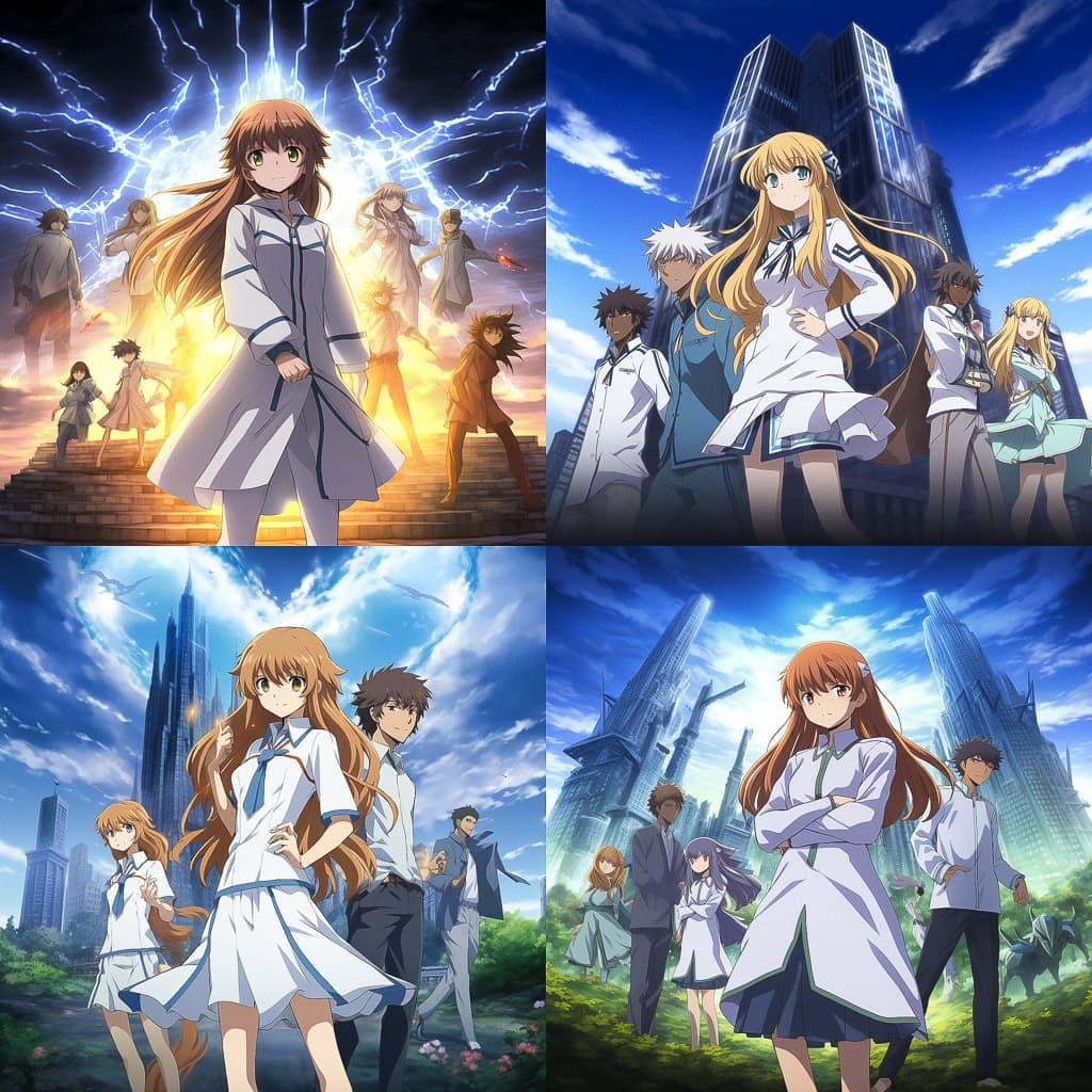 A Certain Magical Index style, Midjourney V5.1, render 1 of 4