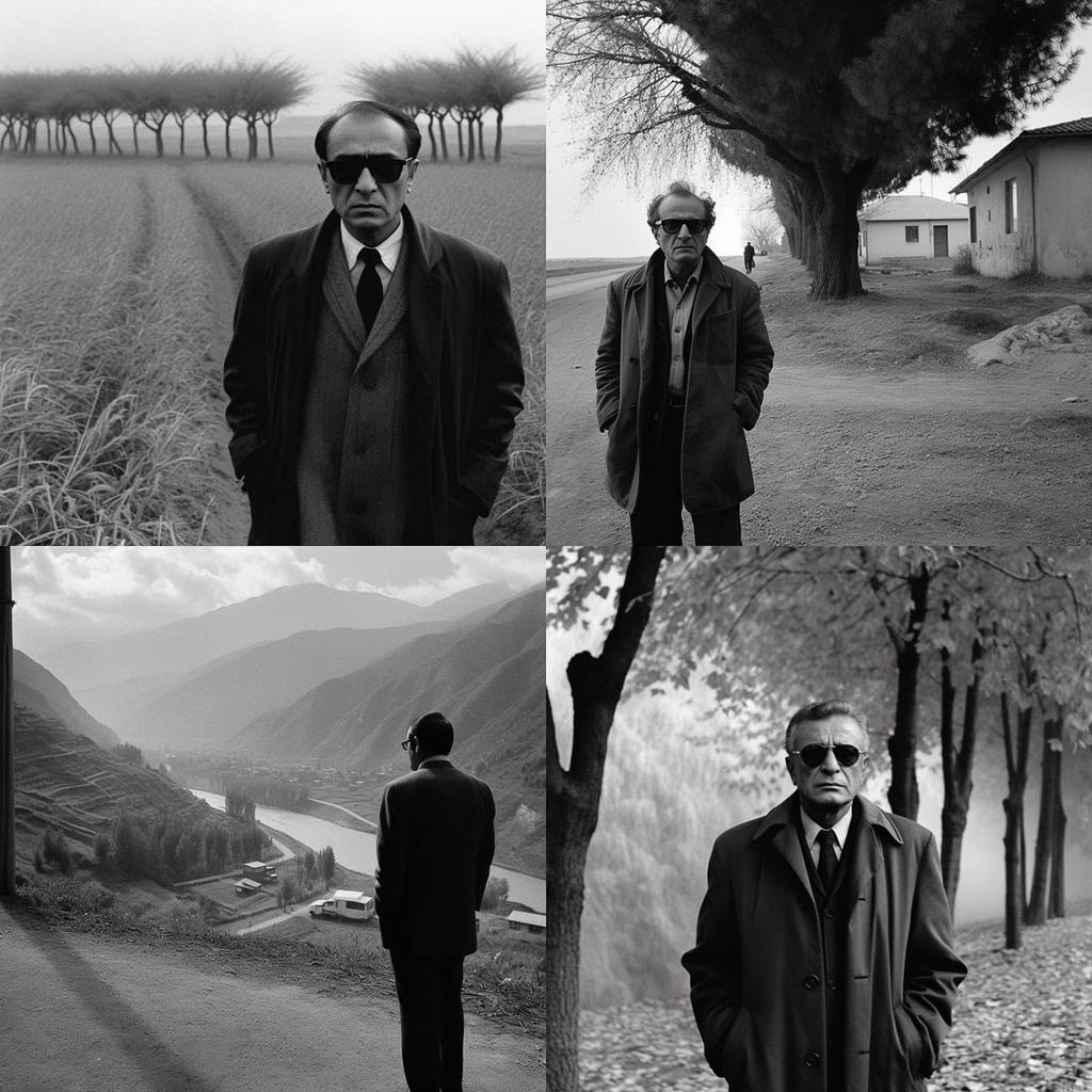 Abbas Kiarostami style, Midjourney V5.1, render 1 of 4